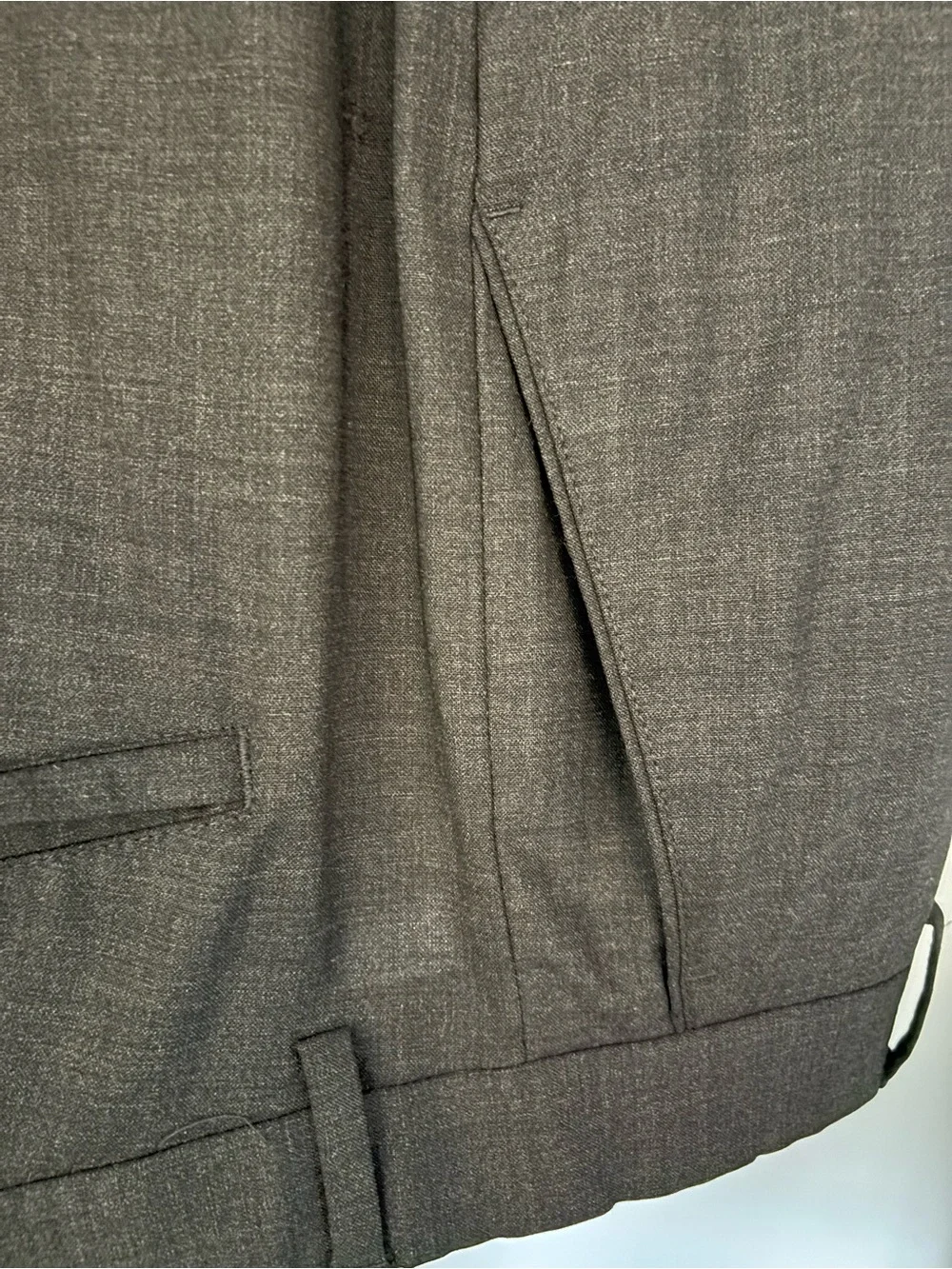 Banana Republic Men's Charcoal Gray Woolen Suit